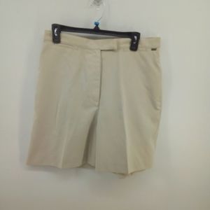 Liz Golf Liz Claiborne Lizgolf Light Tan Golfing Shorts 14